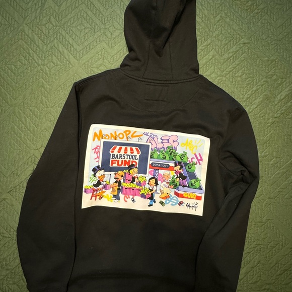Alec Monopoly X Barstool Fund Hoodie - XL - Picture 2 of 2